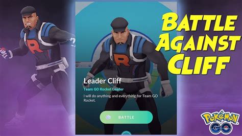 pokémon go boss cliff|pokemon go defeating leader cliff.